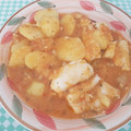El cooksnap de Carlos Moreno cuando hizo Merluza en salsa con patatas.