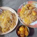 Puja Shaw's cooksnap of when they made এগ বিরিয়ানি (egg biryani recipe in Bengali).
