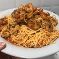 El cooksnap de Ailyn Sofía González cuando hizo Gambas al ajillo.