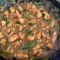 El cooksnap de Carmen Gloria Sandoval cuando hizo Pollo mongoliano a la cerveza.