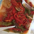 El cooksnap de Marieta cuando hizo 🌶 Pimientos Asados al Horno y Aliñados 🌶.