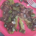 El cooksnap de Rubi Ramoz cuando hizo Nopales de hongo y huitlacoche mamá güera del pirul (platillo vegano).