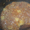 El cooksnap de Melina Finn cuando hizo Guiso de lentejas.