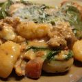Mommyluvs2cook's cooksnap of when they made Cheesy Gnocchi Florentine.