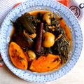 Cooksnap από Argiro Glyka στη συνταγή Σουπιές με χόρτα, κάστανα και πορτοκάλι