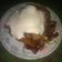 El cooksnap de claudia beatriz Alberto cuando hizo Postre de manzana y peras con crumble crocante.