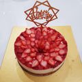 Cooksnap dari marissanc untuk resep Strawberry Chesse Cake