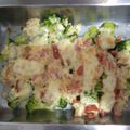 El cooksnap de Leia cuando hizo Brócoli gratinado (con jamón y pavo).