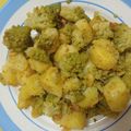 El cooksnap de Merche MR cuando hizo Romanescu con ajo, patata cocida y pimentón.