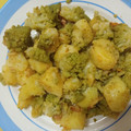 El cooksnap de Merche MR cuando hizo Romanescu con ajo, patata cocida y pimentón.