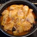 El cooksnap de karme55 cuando hizo Contra muslos de pollo en salsa de ciruelas y piñones.