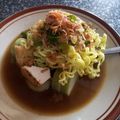 Cooksnap dari Dina Reka NS untuk resep Lontong Mie Surabaya (Kaldu Udang Enak Sedap)