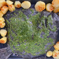 El cooksnap de Miguel R-C cuando hizo Rodaballo al horno con patatas, verduras y almendras.