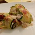 il Enza Falco quando ha preparato Involtini di zucchina