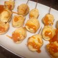 El cooksnap de Rachel Vallverdú cuando hizo Chupa chups de berenjena.