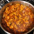 Nelly Hernandez's cooksnap of when they made Costillitas de Puerco en Salsa Roja (spare ribs in red sauce).
