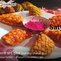 Satya Pandey का कुकस्नैप जब उन्होंने चटाई करंजी(chatai karanji recipe in hindi) बनाया था।