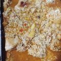 El cooksnap de San Juan Lavadero cuando hizo Arroz con pollo al disco.