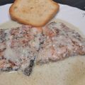 El cooksnap de Manuel S. Muñoz cuando hizo Salmón al queso azul.