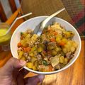 รูป Cooksnap ของ Jira Wang เมื่อเขาทำ มันฝรั่งผัดกระเทียมหมูสับ
