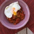 El cooksnap de Sara PA cuando hizo Pisto de verduras con huevo a la plancha.