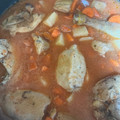 El cooksnap de Pily Guerrero cuando hizo Pollo a la jardinera.