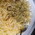 El cooksnap de María Jaramillo cuando hizo Pesto de pistachos.