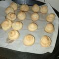 El cooksnap de Cintia Rojas cuando hizo Bombas de crema.
