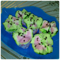Cooksnap dari prajna paramita untuk resep Bolu Kukus Semangka(Tanpa Soda, Anti Gagal, 1 telur)