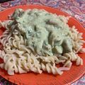El cooksnap de Julieta Rastillo cuando hizo Fideos con pesto a base de Albahaca.