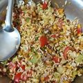 Safreen का कुकस्नैप जब उन्होंने भेल पूरी (bhelpuri in recipe Hindi) बनाया था।