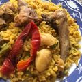 El cooksnap de @tesa.cuina cuando hizo Paella valenciana de carne, albóndigas y verdura variada.