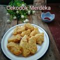 Cooksnap Nur Nadiah semasa beliau membuat Cekodok Merdeka.