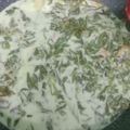 Cooksnap danish Safiyyah semasa beliau membuat Pucuk Ubi Masak Lemak Cili Padi.
