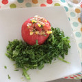 El cooksnap de Natalia Massoglia cuando hizo Tomate relleno.