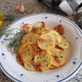 El cooksnap de Montse Casellas - Trasteamos en mi Cocina? cuando hizo Chips de patata al horno.