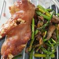 El cooksnap de Eva cuando hizo Pies de cerdo al horno crujientes 🐷.