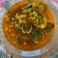 El cooksnap de jolococookpad cuando hizo Fabes con Almejas.