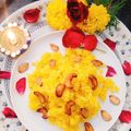 Lovely Agrawal का कुकस्नैप जब उन्होंने मीठे चावल बनाया था।