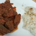 El cooksnap de Marta cuando hizo Carne a la albahaca en olla rápida.