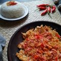 Cooksnap dari Thea Priestiashanti untuk resep Tempe Penyet Sambal Korek Kecombrang