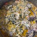 Romina Sikpi's cooksnap of when they made Egusi soup.