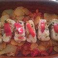 El cooksnap de Mario cuando hizo Lomos de merluza al horno.