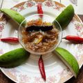 স্বর্নাক্ষী চ্যাটার্জি 's cooksnap of when they made টক ঝাল মিষ্টি আমের চাটনি (Tok Jhal Misti Amer Chutney recipe in bengali).