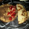 El cooksnap de Alma Gauna cuando hizo Panqueques de avena.