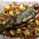 El cooksnap de Carlos Martin Chuecos cuando hizo Trucha rellena de jamón con guarnición.