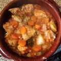 El cooksnap de Mari Luz Sáez cuando hizo Pollo en salsa tandoori con patatas baby y zanahorias.