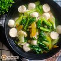 Cooksnap Q'leenalee's Kitchen semasa beliau membuat Sup Sayur Bebola Ikan.