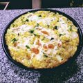 El cooksnap de Celeste Ávila de Lara cuando hizo Tortilla de papa, cebolla y zapallitos.