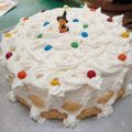 El cooksnap de Amy Castellano cuando hizo Pastel de capuchino.